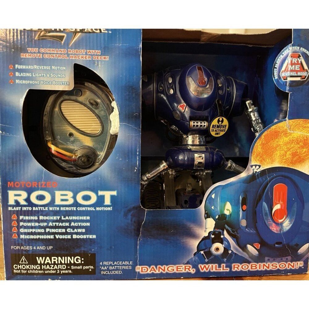 Vintage Lost in Space Total Control Motorized Robot Remote 1997 Trendmasters NEW